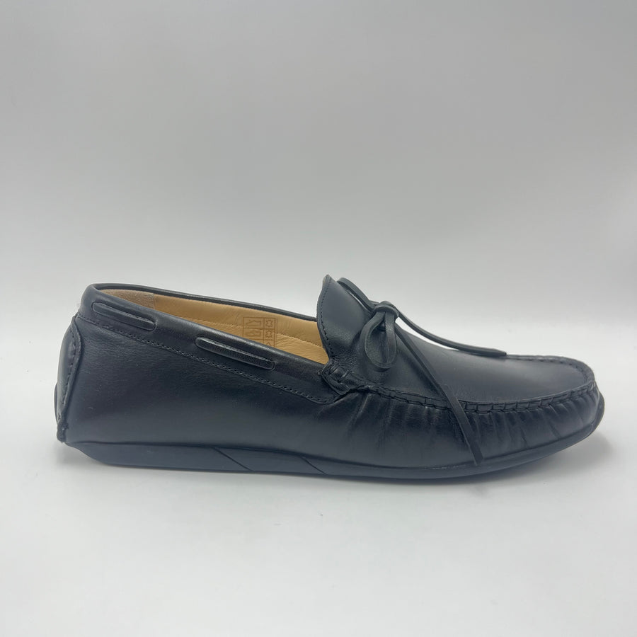 Mocassino Studio Mode - Mocassino Driver con Laccetto in Pelle Nera