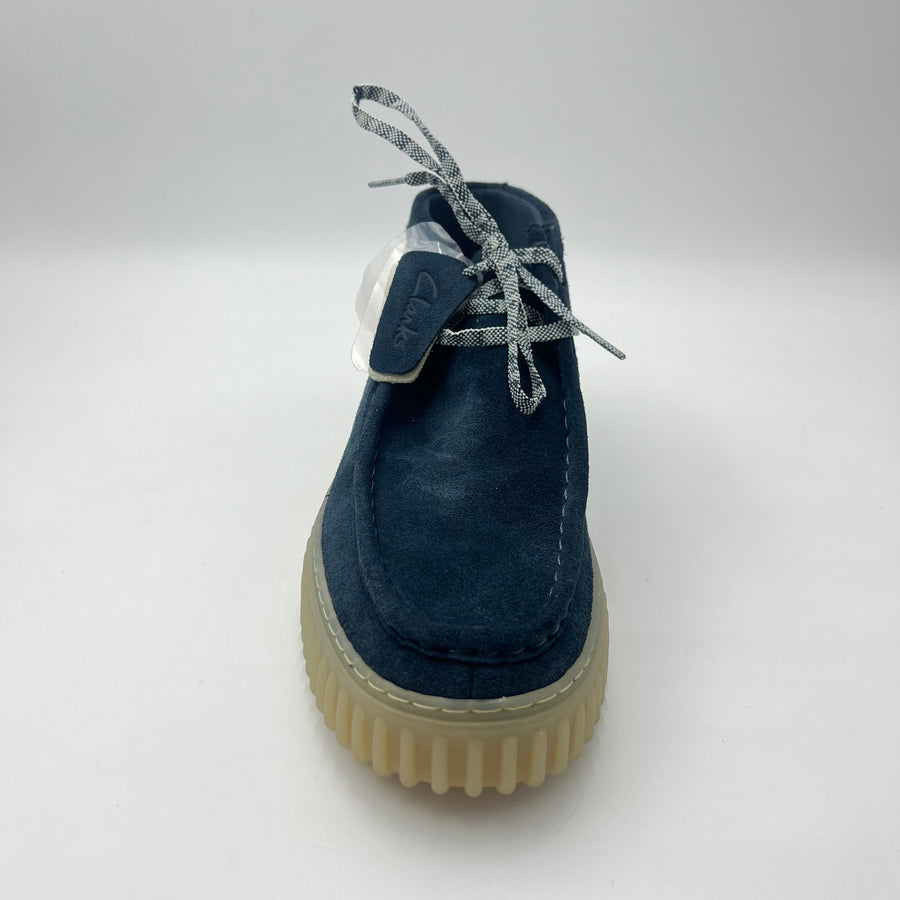 Polacchino Clarks Torhill Hi - Camoscio Blu — vista 2