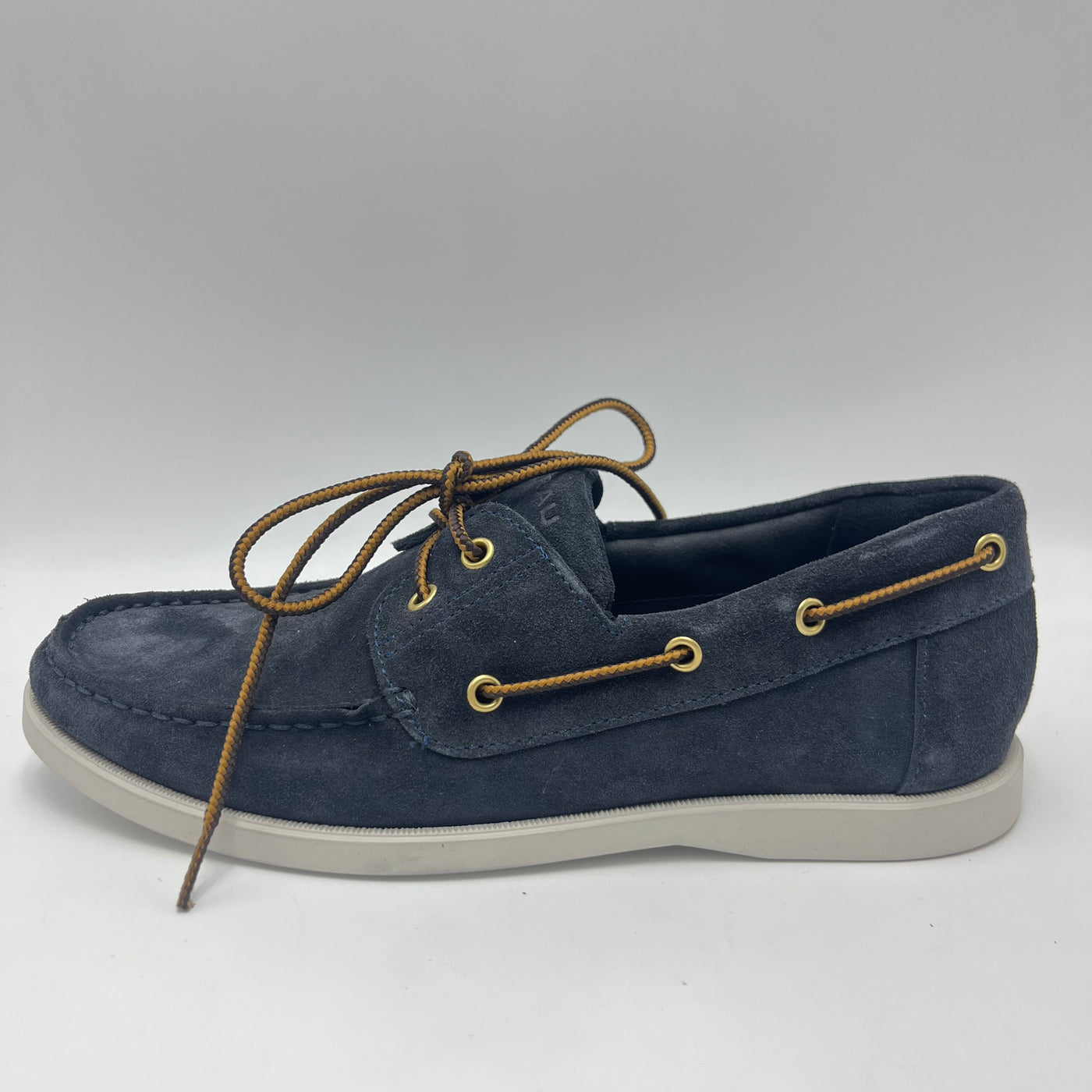 Boat Shoe Frau - Scarpa Suede Blu Notte