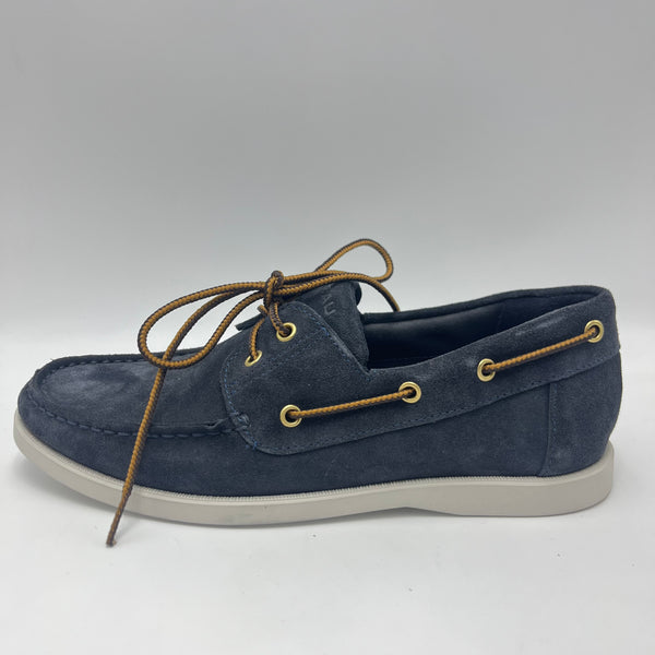Boat Shoe Frau - Scarpa Suede Blu Notte