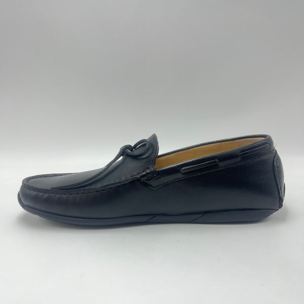 Mocassino Studio Mode - Mocassino Driver con Laccetto in Pelle Nera
