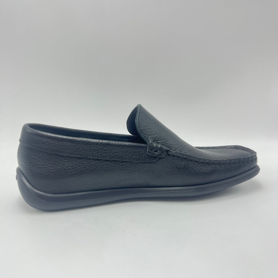 Mocassino Frau - Mocassino Slip-On in Pelle Bottalata Blu
