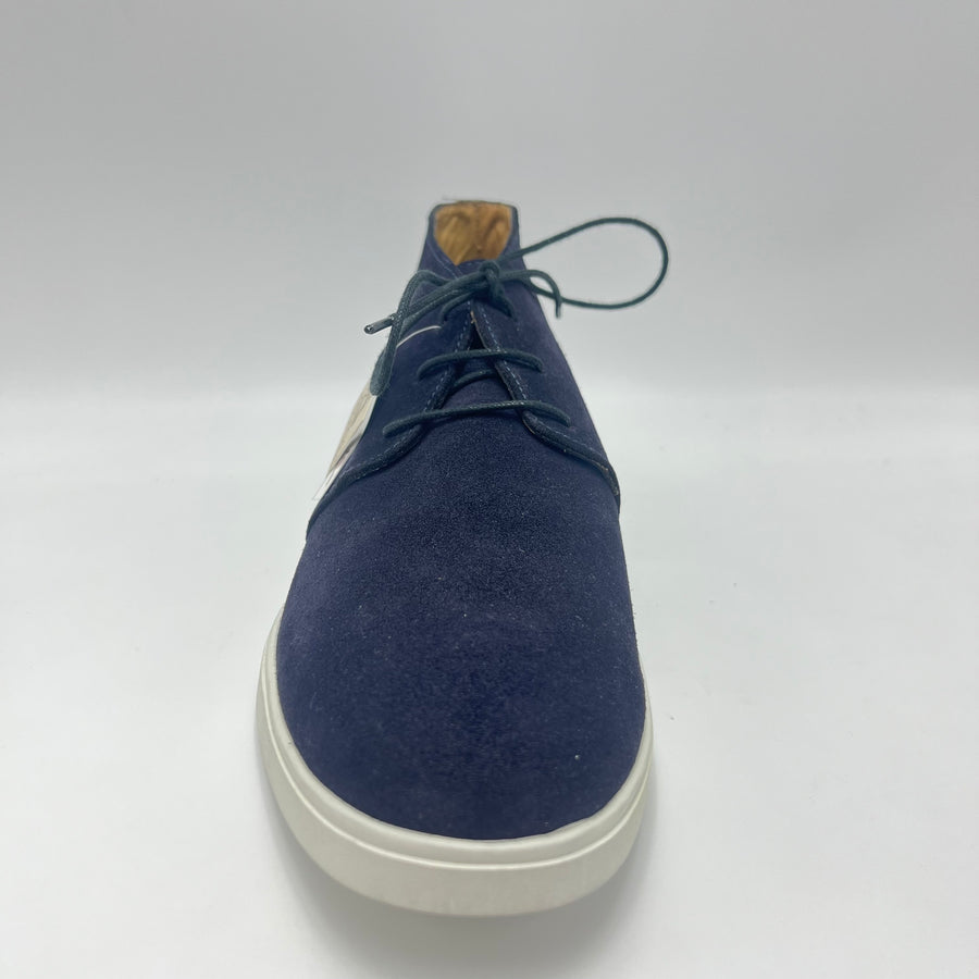 Polacchino Antica Cuoieria - Scarpa Polacchino Vera Pelle Blu