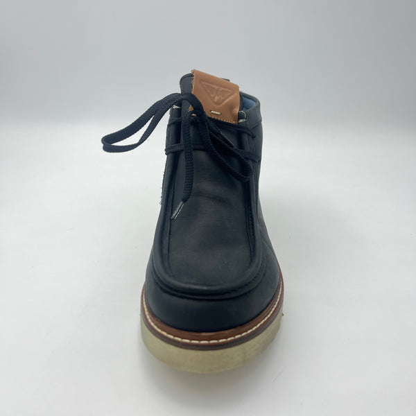 Polacchino Docksteps - Wallabee in Pelle Nera
