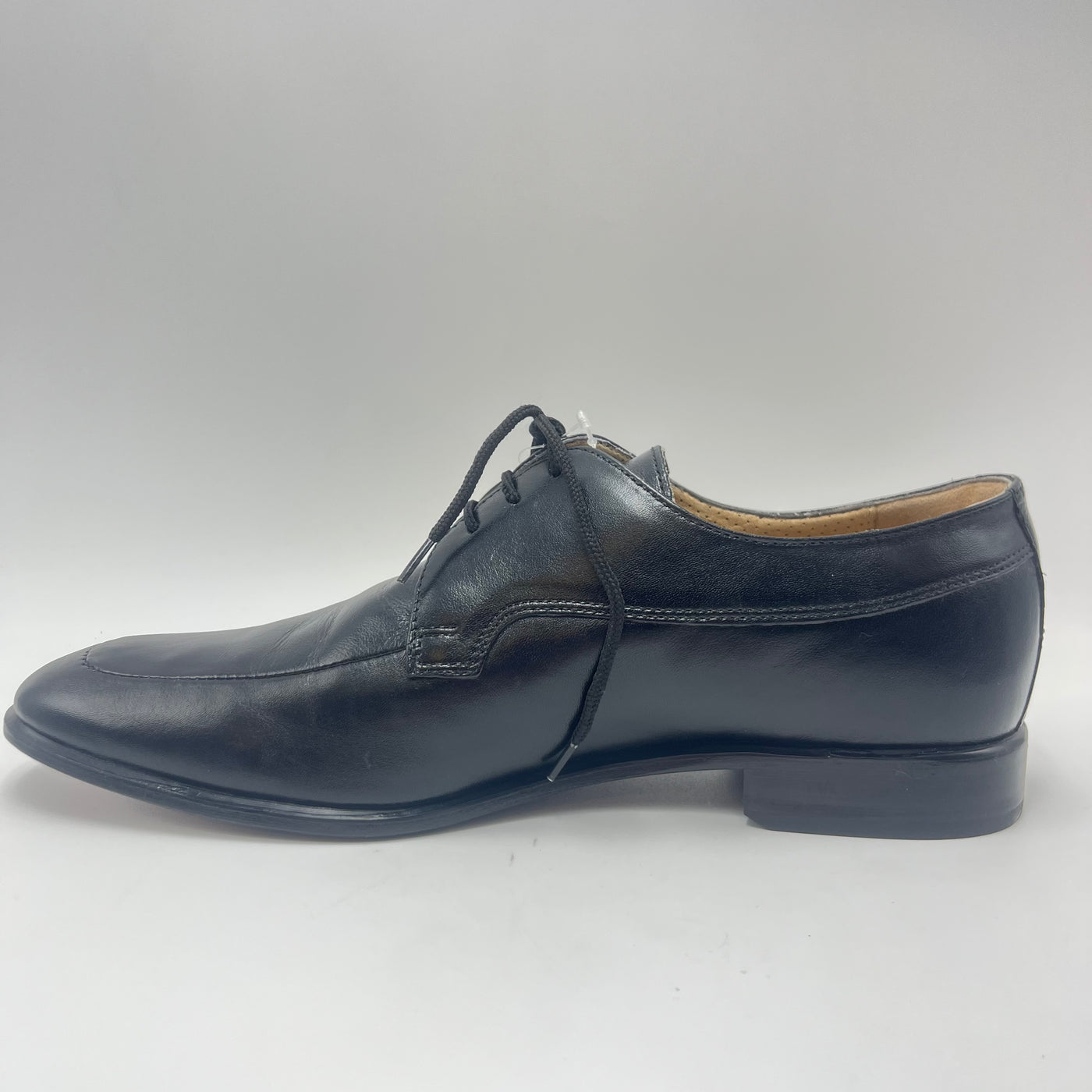 Derby Fontana - Scarpa Stringata Modello Derby in Pelle Liscia Nera