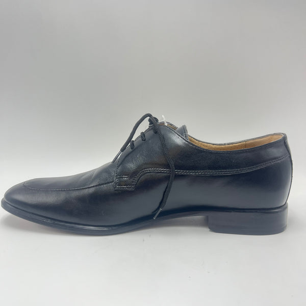 Derby Fontana - Scarpa Stringata Modello Derby in Pelle Liscia Nera