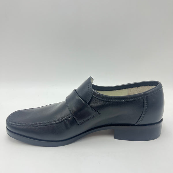 Mocassino Varese - Mocassino Penny Loafer in Pelle Liscia Nera