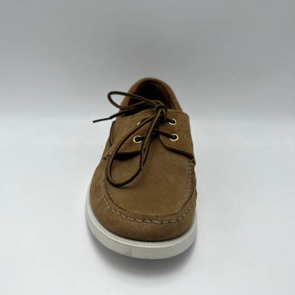 Boat Shoe Frau - Scarpa Suede Cognac