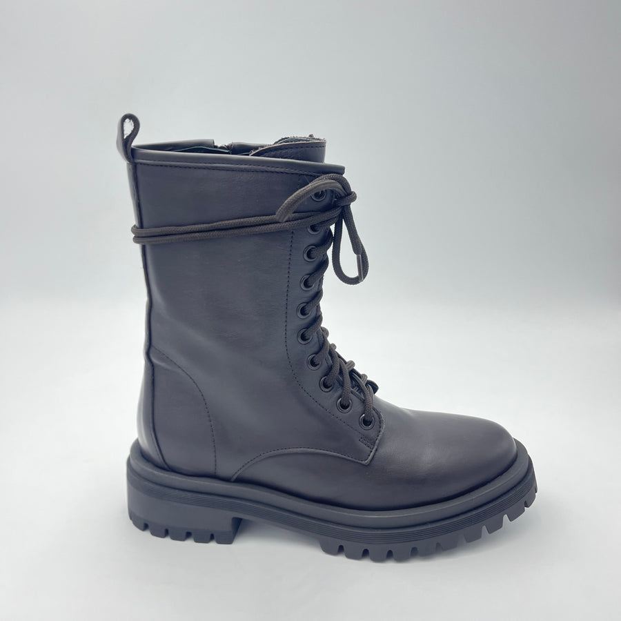 Anfibio Crown - Pelle Testa di Moro con Zip — vista 3