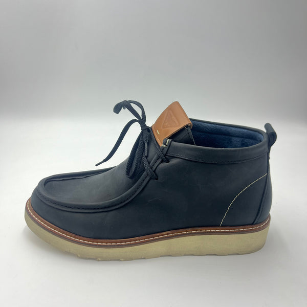 Polacchino Docksteps - Wallabee in Pelle Nera