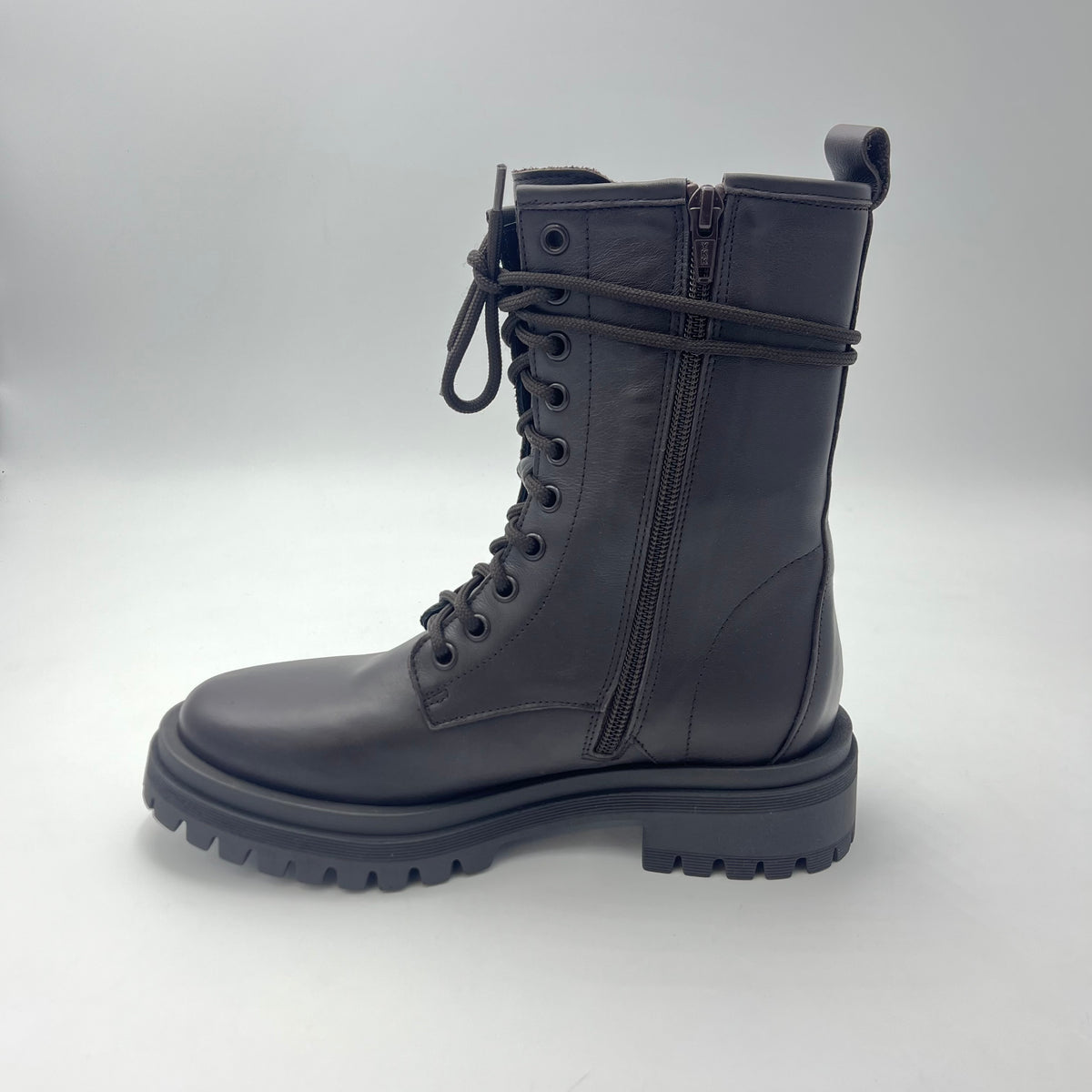Anfibio Crown - Pelle Testa di Moro con Zip