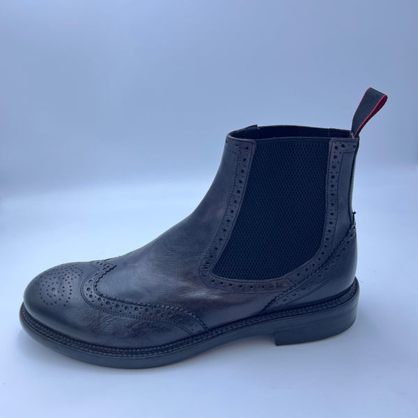 Stivaletto Jp. David - Chelsea nero con lavorazione impero