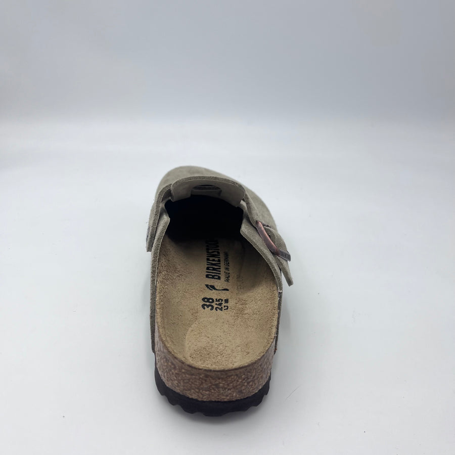 Birkenstock Boston - Sabot in Camoscio Taupe — vista 4