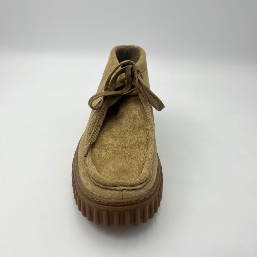 Polacchino Clarks Torhill Hi Camoscio Beige — vista 2