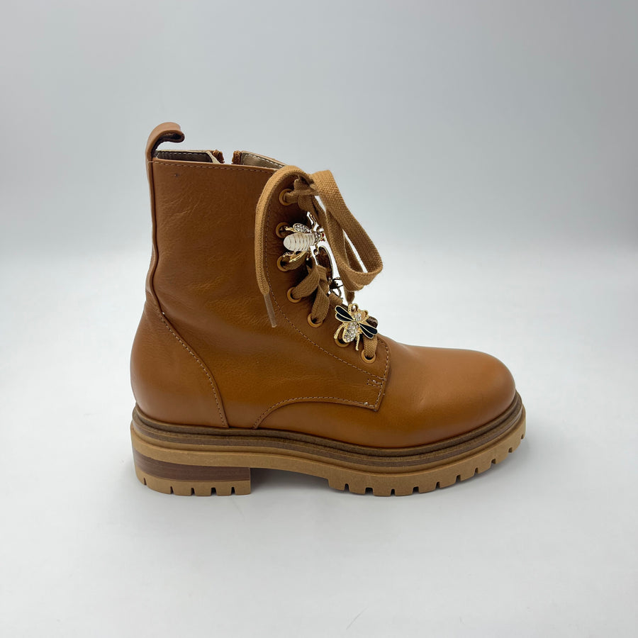 Anfibio Crown - Pelle Cuoio con Spille Ape — vista 3