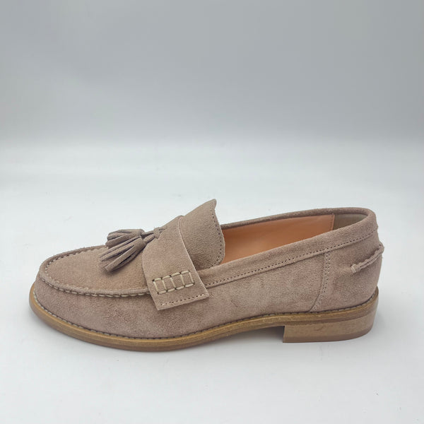 Mocassino Xkermes - Tassel in Camoscio Beige