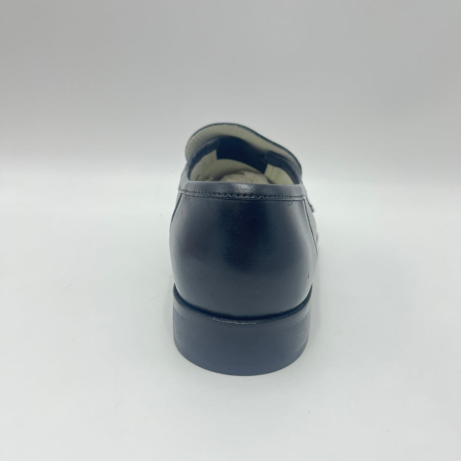 Mocassino Varese - Mocassino Penny Loafer in Pelle Liscia Nera