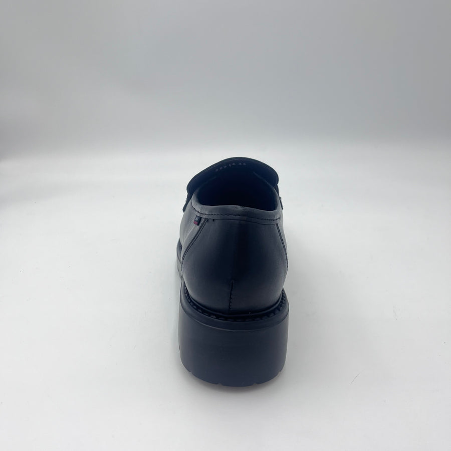 Callaghan Mocassino - Mocassino Chunky con Fibbia in Pelle Nera