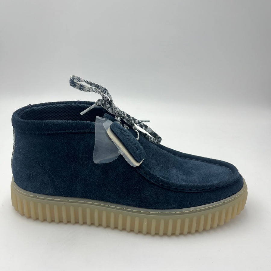 Polacchino Clarks Torhill Hi - Camoscio Blu — vista 3