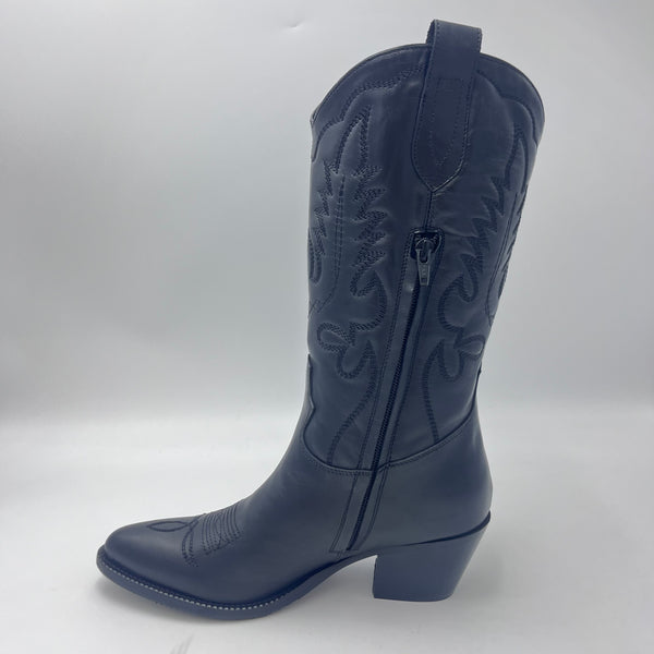 Texano Made in Italy - Stivale Texano Vera pelle