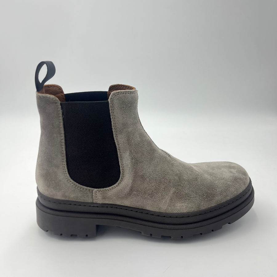 Stivaletto Frau Chelsea in Camoscio Grigio — vista 3