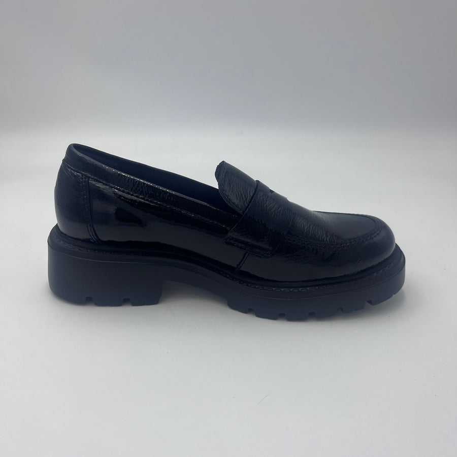 Mocassino Callaghan - Chunky in pelle Vernice Nera
