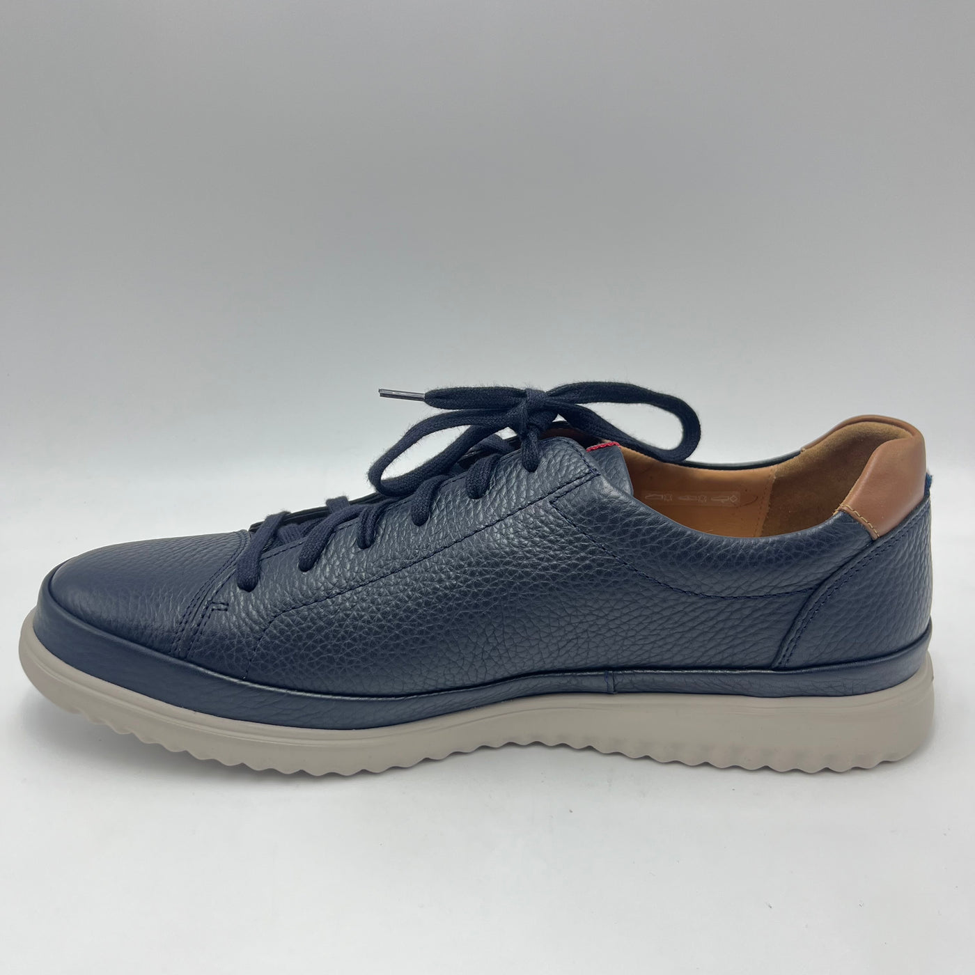 Sneaker Mephisto - Scarpa Low Top Vera Pelle blu