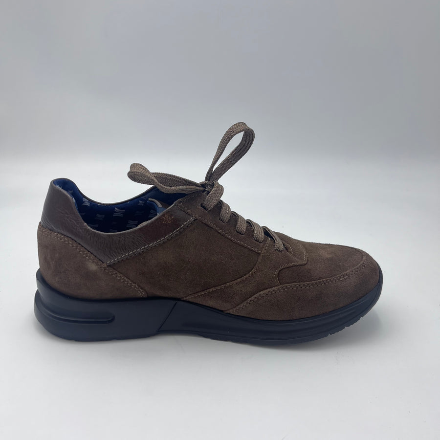 Sneaker Callaghan - Camoscio Marrone con Zip — vista 3