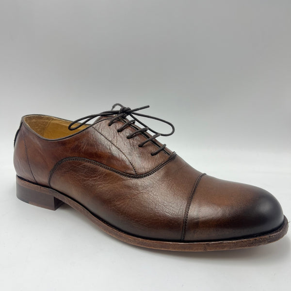 Oxford Exton - Stile Francesina Vera Pelle Soft Legno