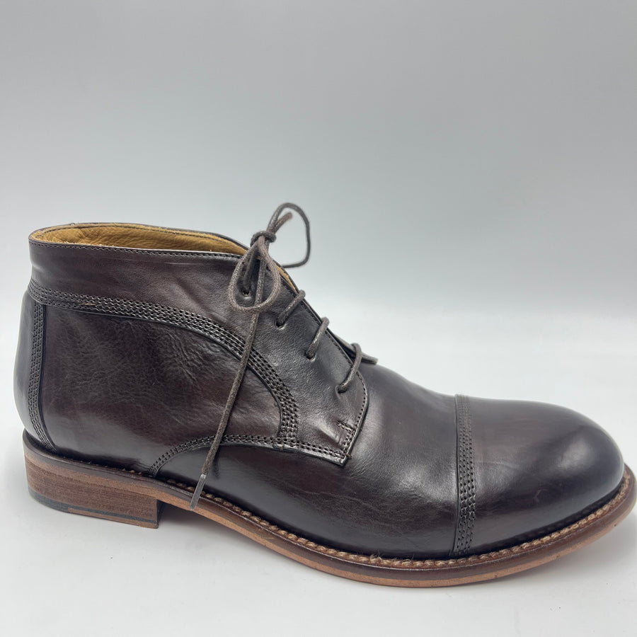 Polacchino Jp. David - Scarpa Polacchino Vera Pelle Marrone