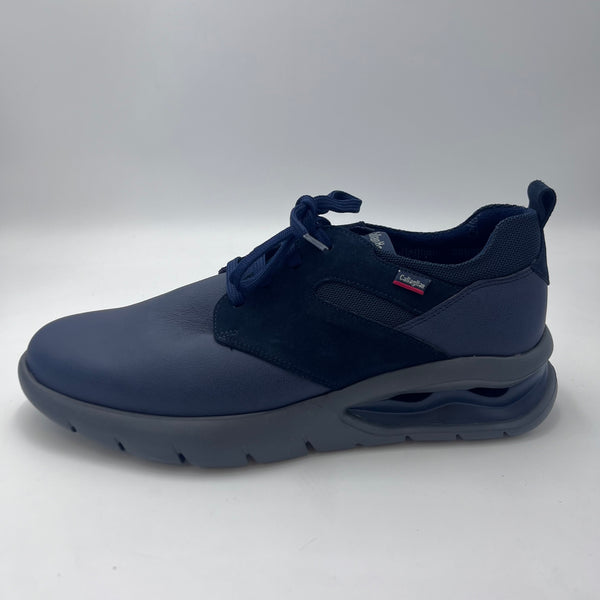 Sneaker Callaghan - Pelle e Camoscio Blu Notte