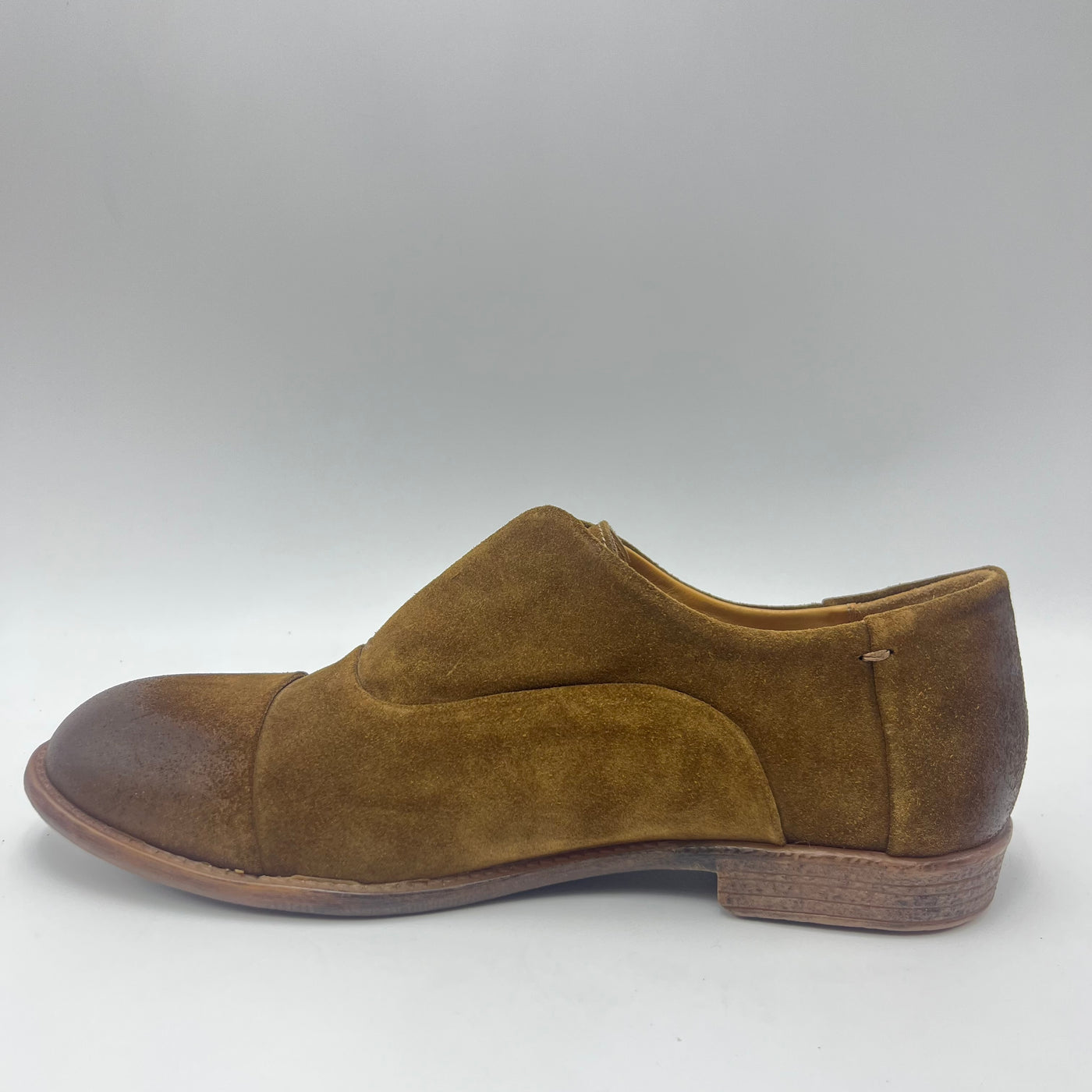 Derby senza lacci Antica Cuoieria - Scarpa Slip On Vera Pelle