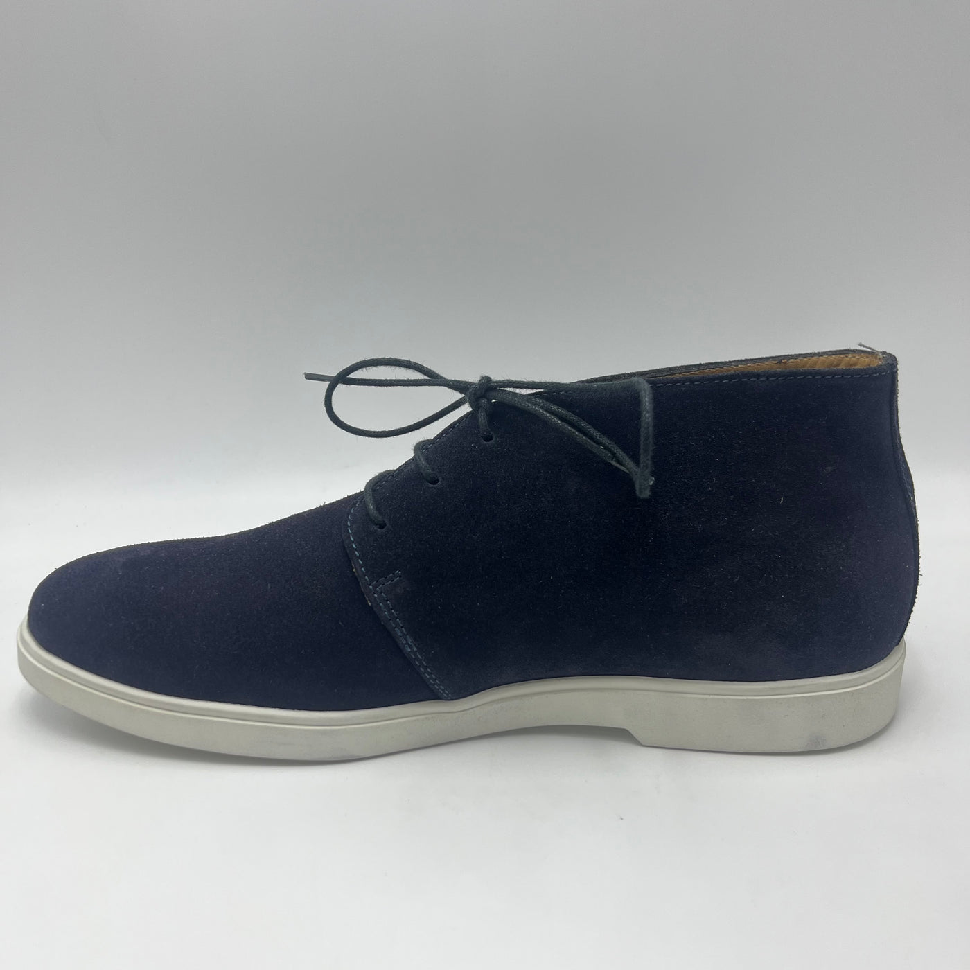 Polacchino Antica Cuoieria - Scarpa Polacchino Vera Pelle Blu