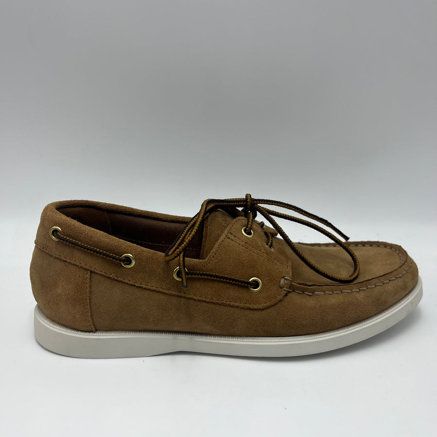 Boat Shoe Frau - Scarpa Suede Cognac