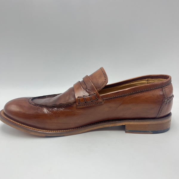 Mocassino Jp. David - Mocassino Penny Loafer in Pelle Brunita