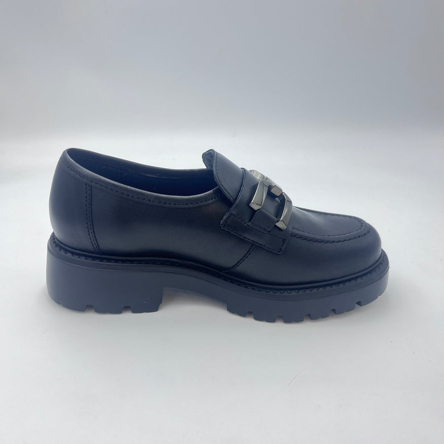 Callaghan Mocassino - Mocassino Chunky con Fibbia in Pelle Nera