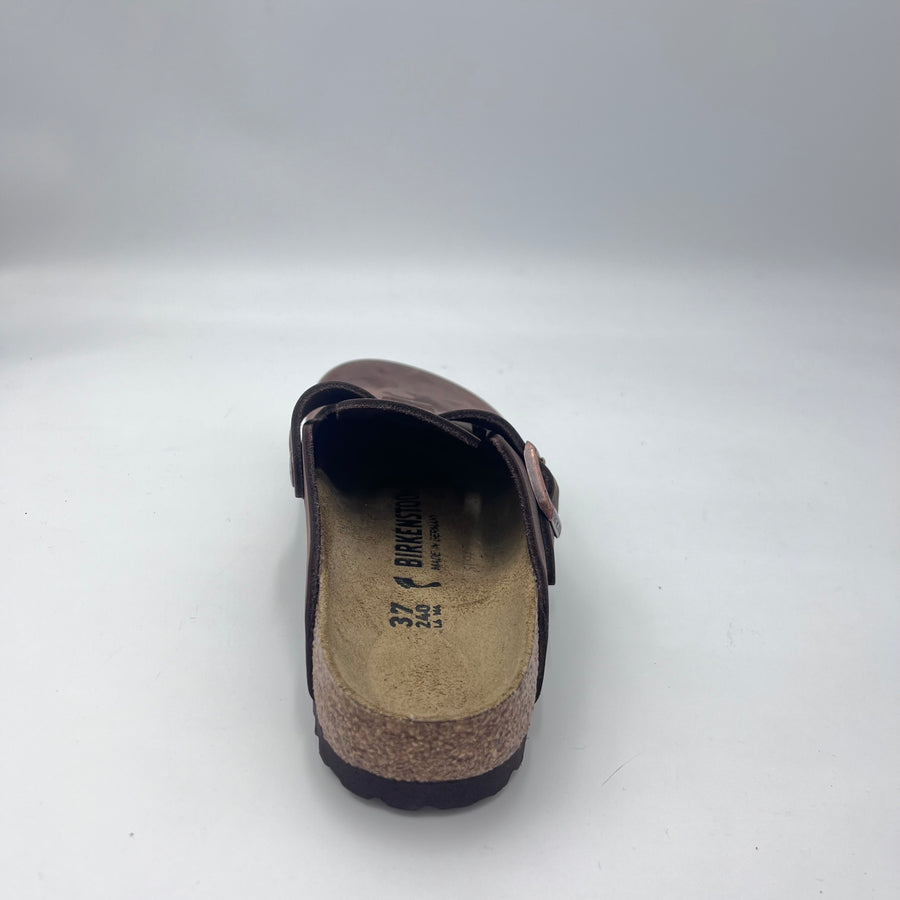 Birkenstock Boston - Sabot in Pelle Oliata Habana — vista 4