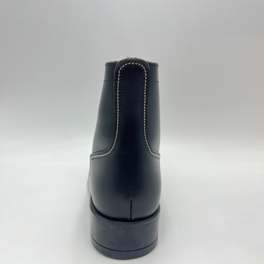 Anfibio Stringato Noir de Luxe - Anfibio vitello nero