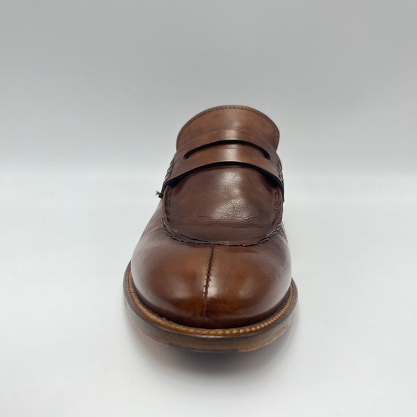 Mocassino Jp. David - Mocassino Penny Loafer in Pelle Brunita