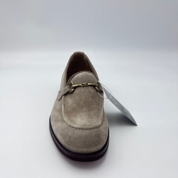 Mocassino Jackal - Scamosciato Beige con Morsetto Dorato
