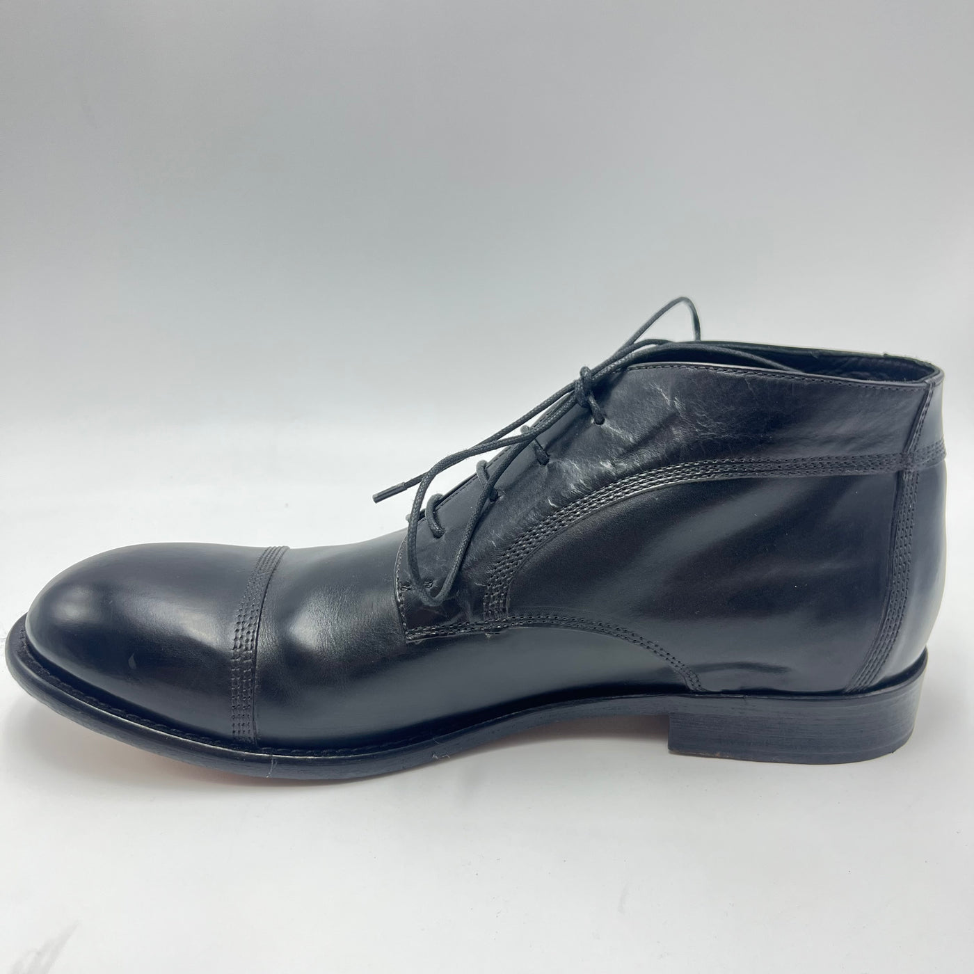 Polacchino Jp. David - Scarpa Polacchino Vera Pelle nero