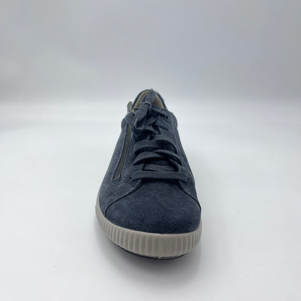Sneaker Legero - Sneaker Casual in Camoscio Blu Notte / Navy con Zip