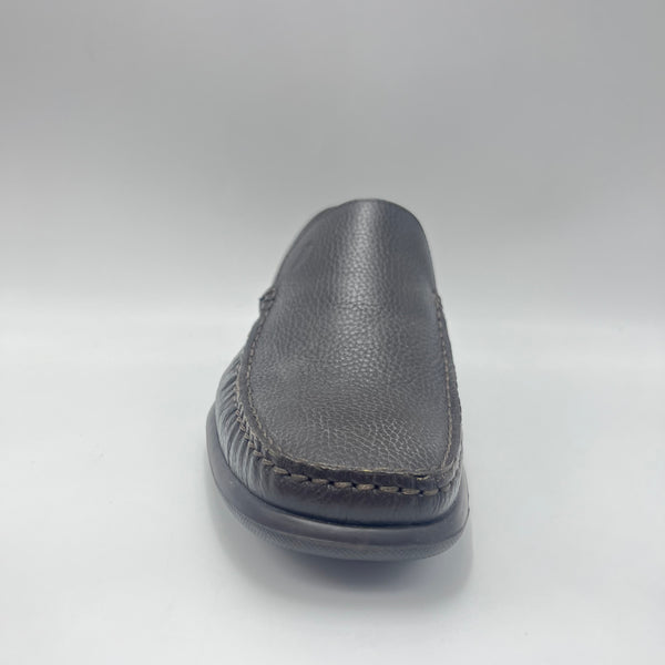 Mocassino Frau - Mocassino Slip-On in Pelle Bottalata Marrone Testa di Moro