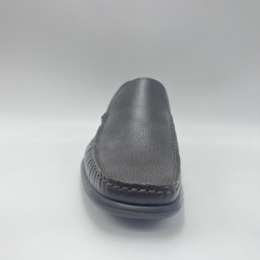 Mocassino Frau - Mocassino Slip-On in Pelle Bottalata Marrone Testa di Moro