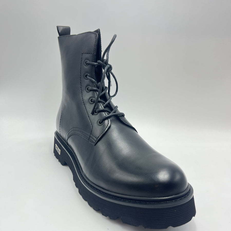 Stivale stringato Cult - Stivale stringato alto Vitello nero