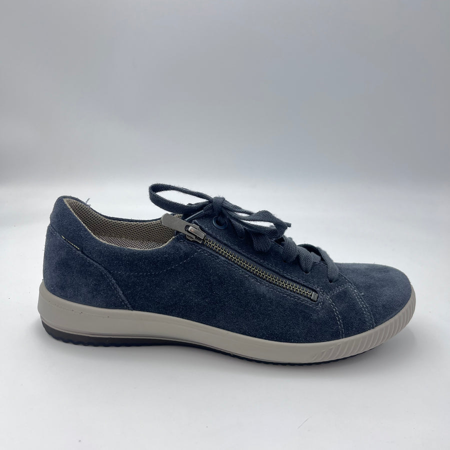 Sneaker Legero Tanaro 5.0 - Camoscio Blu con Zip — vista 3