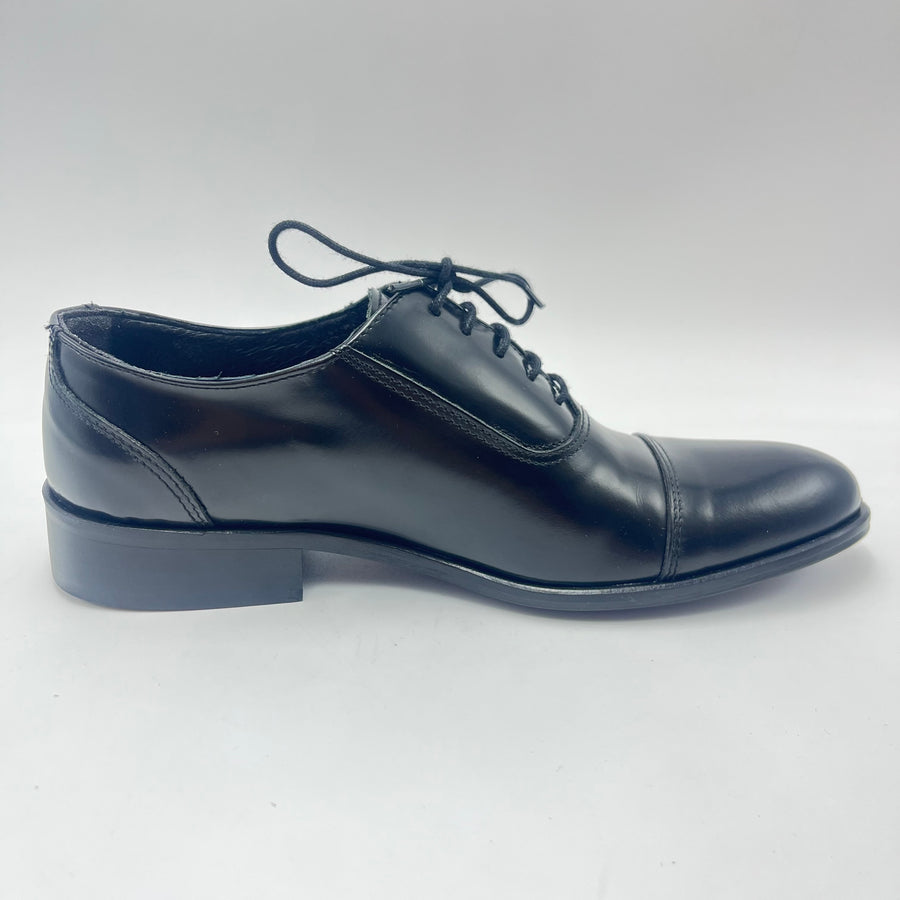 Oxford Antony Sanders - Scarpa Francesina Vera Pelle nera