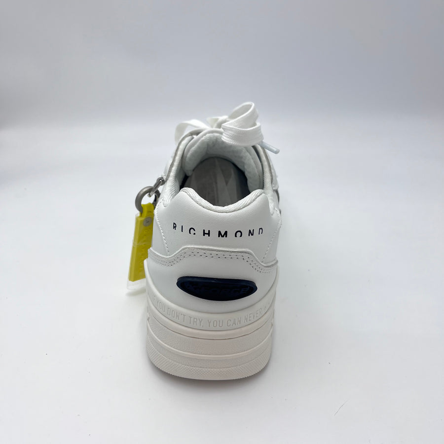 Richmond Sneaker - Sneaker Total White con Dettagli Metallici