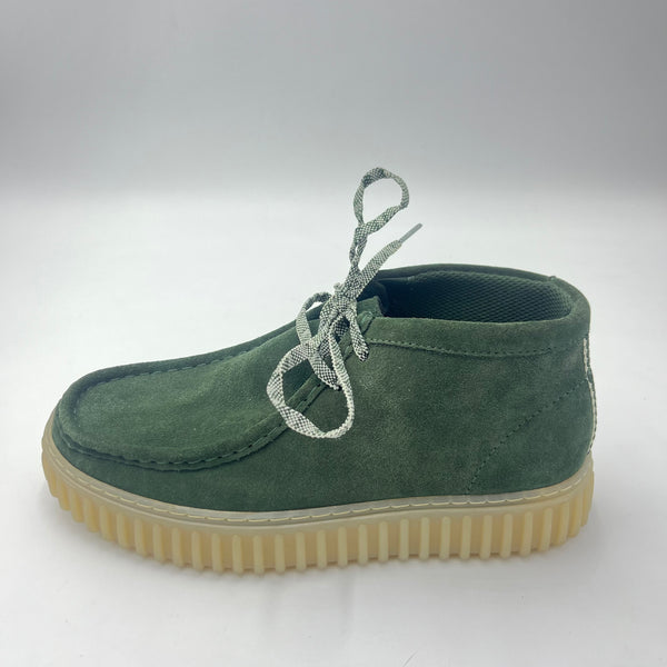 Polacchino Clarks Torhill Hi - Camoscio Verde Scuro