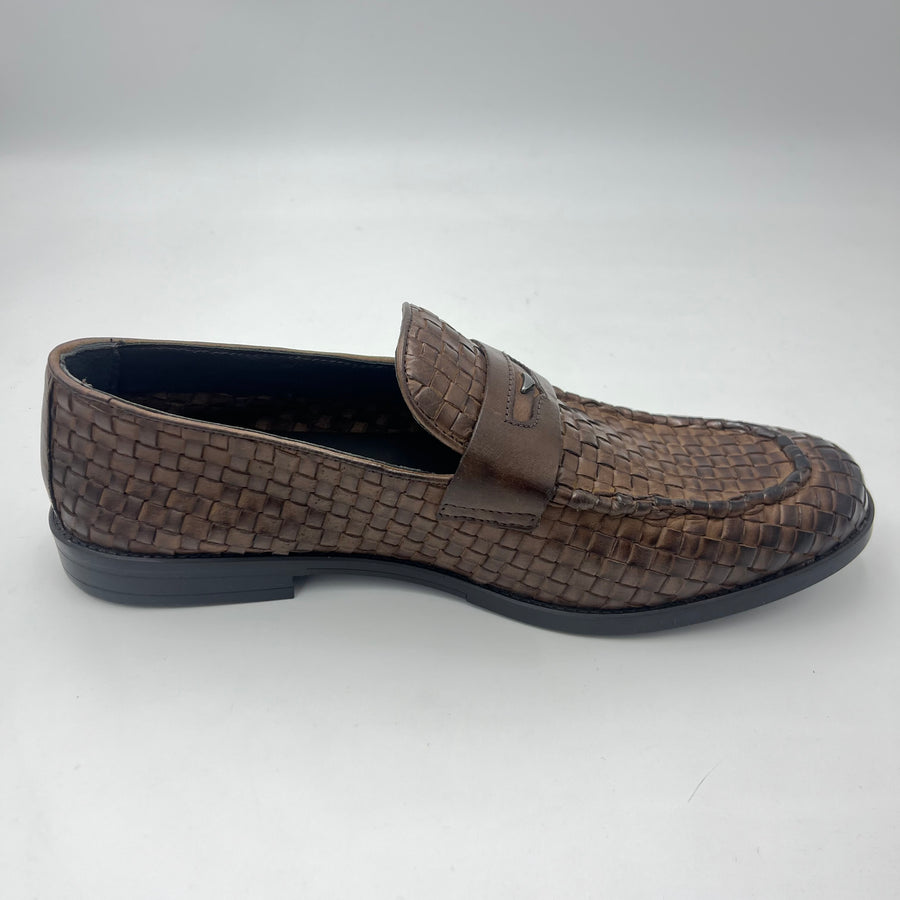 Mocassino Guardiani - Penny Loafer Intrecciato